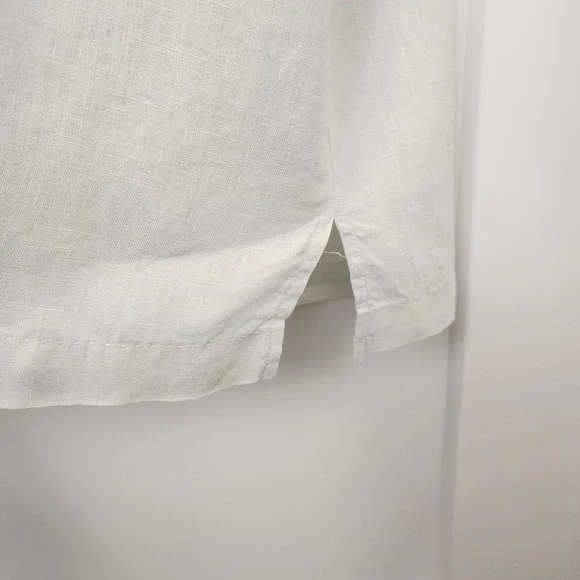 Tommy Bahama‎ Linen Shirt Men XL Embroidered Logo Map Resortwear Cruise Vacation - Picture 6 of 16